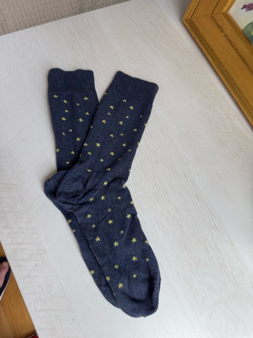 J.Crew dark blue Star-Pattern Socks men’s
